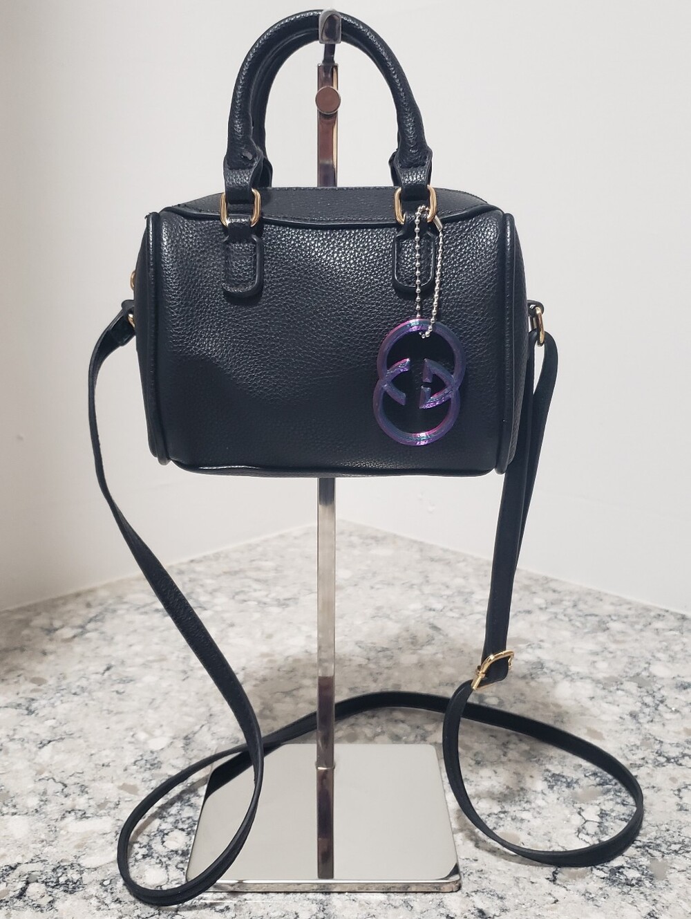 Iridescent Fashion Bag Charm